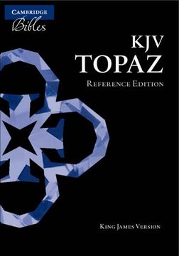 portada Kjv Topaz Reference Edition, Dark Blue Goatskin Leather, Kj676: Xrl (in English)