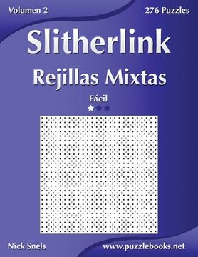 portada Slitherlink Rejillas Mixtas - Fácil - Volumen 2 - 276 Puzzles