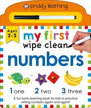portada Priddy Learning: My First Wipe Clean Numbers (en Inglés)