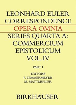portada Correspondence of Leonhard Euler with Christian Goldbach: Volume 1 (Leonhard Euler, Opera Omnia)