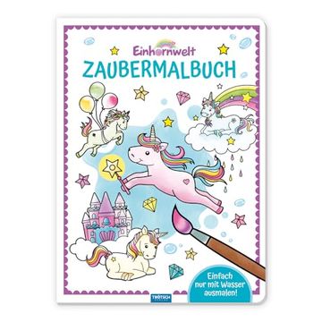portada Trötsch Zaubermalbuch Einhornwelt (en Alemán)