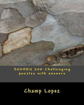 portada SUDOKU 200 Challenging puzzles with answers (in English)