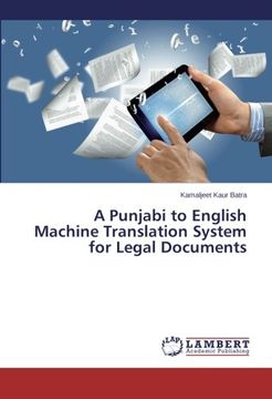 portada A Punjabi to English Machine Translation System for Legal Documents