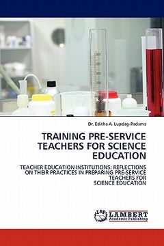 portada training pre-service teachers for science education (en Inglés)