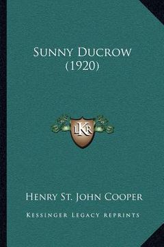 portada sunny ducrow (1920) (en Inglés)
