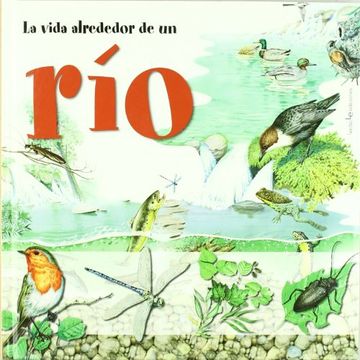 portada La Vida Alrededor de un Río: Incluye un Póster Gigante Para que Puedas Jugar a Reconocer a los Habitantes del Gran Roble (Otros Natura) (in Spanish)
