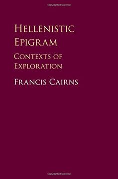 portada Hellenistic Epigram: Contexts of Exploration
