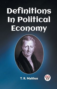 portada Definitions In Political Economy (en Inglés)