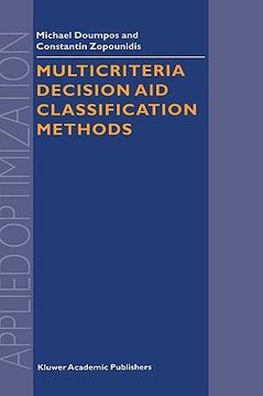 portada multicriteria decision aid classification methods (en Inglés)