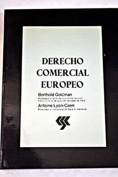 portada Derecho Comercial Europeo