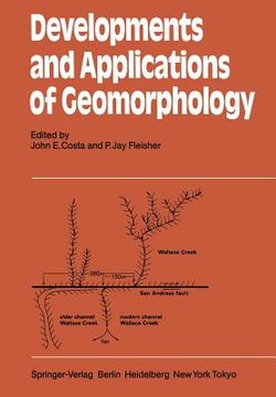 portada developments and applications of geomorphology (en Inglés)