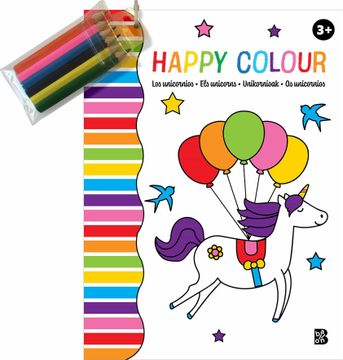 portada Happy Colour. Los Unicornios (3+)