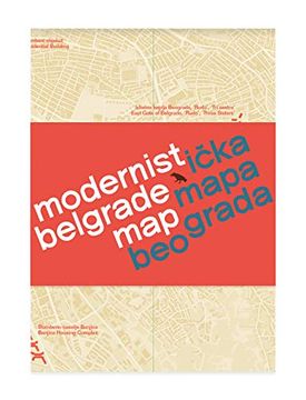 portada Modernist Belgrade Map: Modernisticka Mapa Beograda 