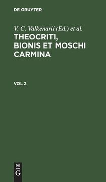portada Theocriti, Bionis et Moschi Carmina, vol 2, Theocriti, Bionis et Moschi Carmina vol 2