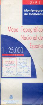 portada mapa topográfico nacional de españa. escala 1:25.000. 279-i. montenegro de cameros.