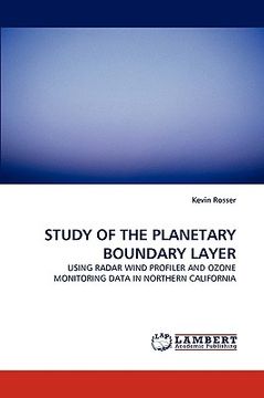 portada study of the planetary boundary layer (en Inglés)
