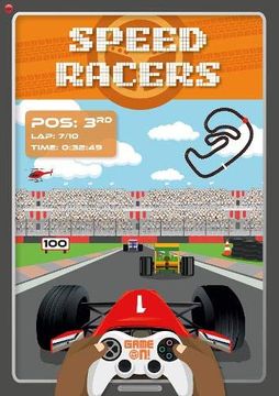 portada Speed Racers (Level Up! ) (en Inglés)