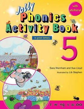 portada jolly phonics activity book 5 (in print letters) (in English)