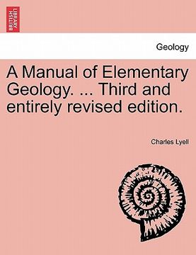 portada a manual of elementary geology. ... third and entirely revised edition.