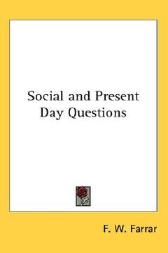 portada social and present day questions (en Inglés)