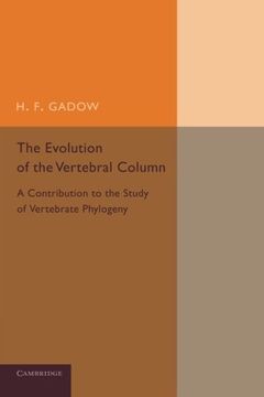 portada The Evolution of the Vertebral Column: A Contribution to the Study of Vertebrate Phylogeny (en Inglés)