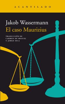 portada El Caso Maurizius (in Spanish)