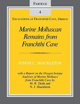 portada Marine Molluscan Remains From Franchthi Cave: Fascicle 4, Excavations at Franchthi Cave, Greece (in English)