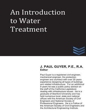 portada An Introduction to Water Treatment (en Inglés)