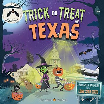 portada Trick or Treat in Texas: A Halloween Adventure in the Lone Star State (en Inglés)