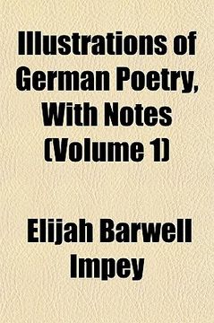 portada illustrations of german poetry, with notes (volume 1)