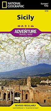 portada Sicily: Travel Maps International Adventure map (National Geographic Adventure Map) (en Inglés)
