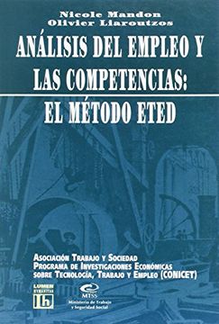 portada Analisis del Empleo y las Competencias (in Spanish)