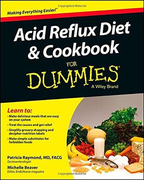 portada Acid Reflux Diet and Cookbook for Dummies (en Inglés)