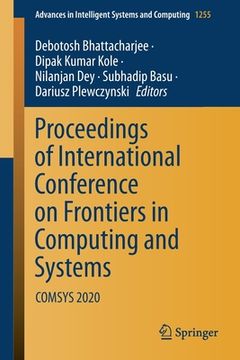 portada Proceedings of International Conference on Frontiers in Computing and Systems: Comsys 2020 (in English)