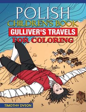 portada Polish Children's Book: Gulliver's Travels for Coloring (en Inglés)