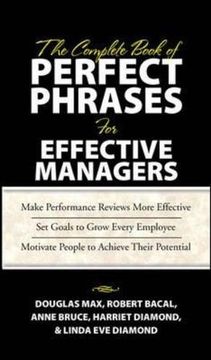portada The Complete Book of Perfect Phrases Book for Effective Managers (Perfect Phrases Series) (en Inglés)