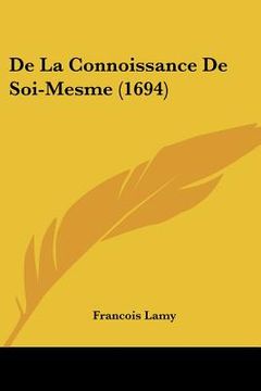 portada de la connoissance de soi-mesme (1694) (in English)