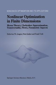 portada Nonlinear Optimization in Finite Dimensions: Morse Theory, Chebyshev Approximation, Transversality, Flows, Parametric Aspects