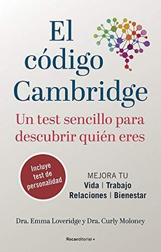 portada El Código Cambridge: Un Test Simple Para Descubrir Quien Eres / The Cambridge Co de