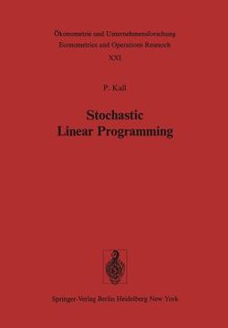 portada stochastic linear programming
