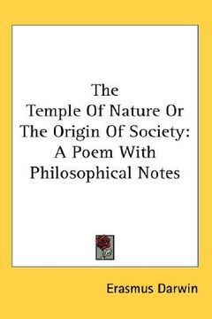 portada the temple of nature or the origin of society: a poem with philosophical notes (en Inglés)