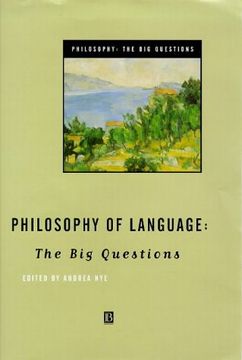portada philosophy of language: the big questions (in English)