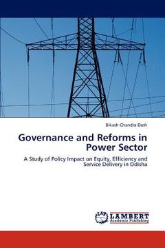 portada governance and reforms in power sector (en Inglés)
