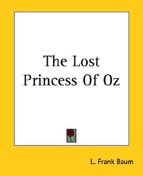 portada the lost princess of oz (en Inglés)