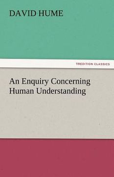 portada an enquiry concerning human understanding (en Inglés)