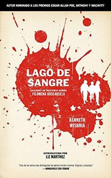 portada Lago de Sangre: Un Libro de Misterio Sobre Filomena Buscarsela (in Spanish)