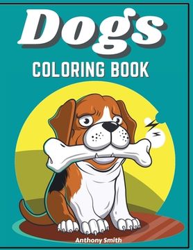 portada Dogs & Puppies Coloring Book For Kids (en Inglés)
