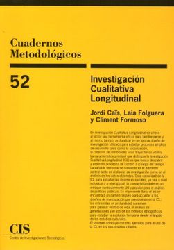 portada Cuadernos Metodológicos nº 52. Investigación Cualitativa Longitudinal