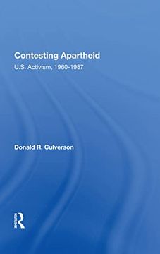 portada Contesting Apartheid: U. S. Activism, 1960-1987 (en Inglés)