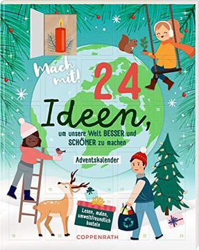 portada Mitmachkalender - Mach Mit! 24 Ideen, um Unsere Welt Besser und Schöner zu Machen: Lesen, Malen, Umweltfreundlich Basteln (in German)